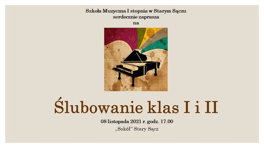 Ślubowanie klas I i II - 2021