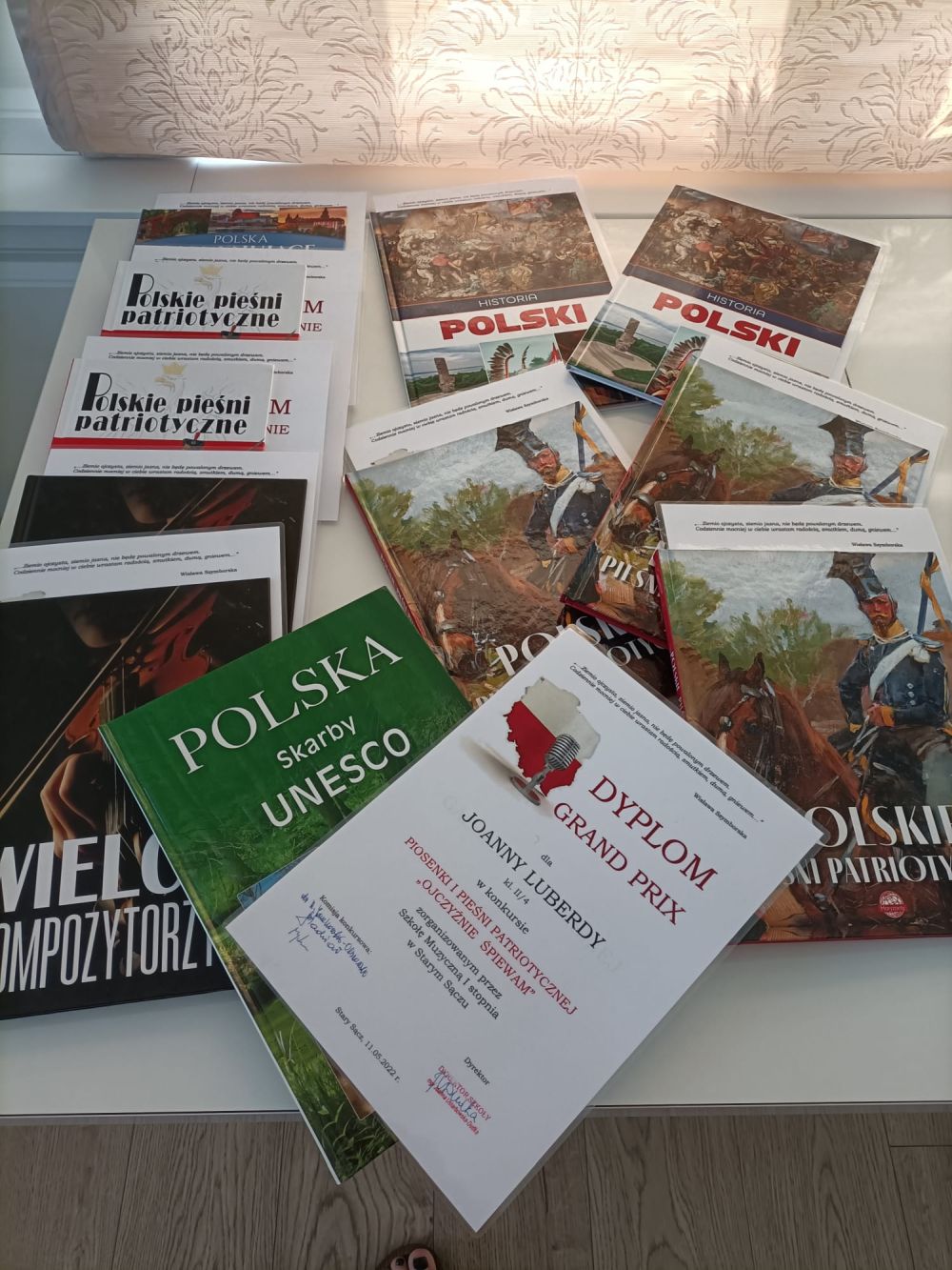 Wręczenie nagród Laureatom konkursów szkolnych.